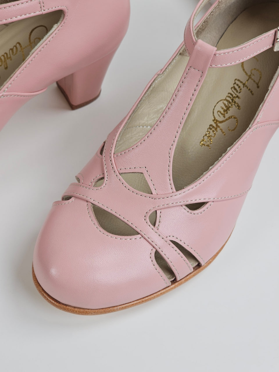 Spring Pink Leather 6 cm Balboa heel