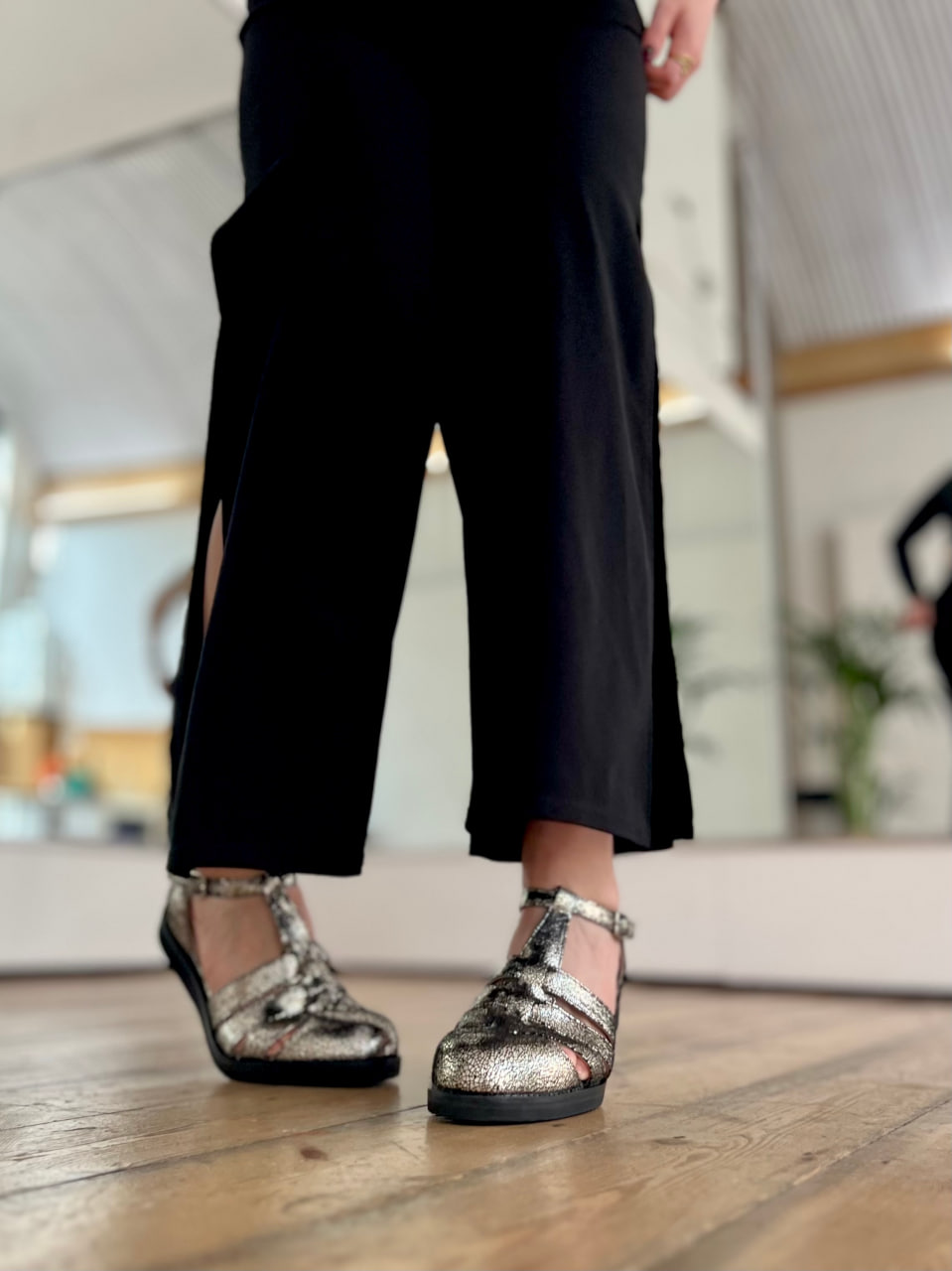 Sandals Grey Stone Suede with Eva Sole