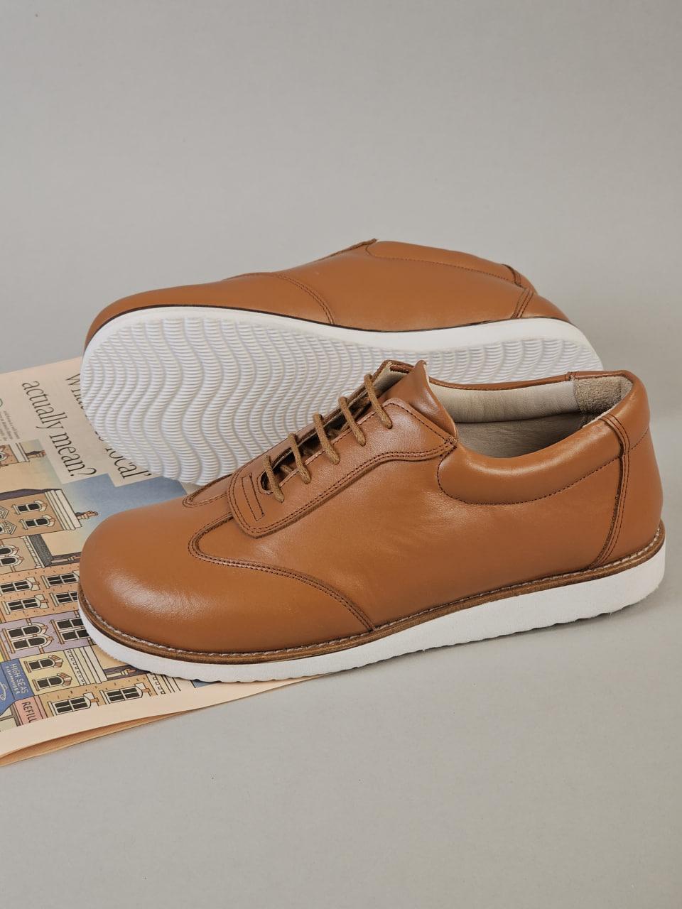 Barefoot New York Light Brown Leather