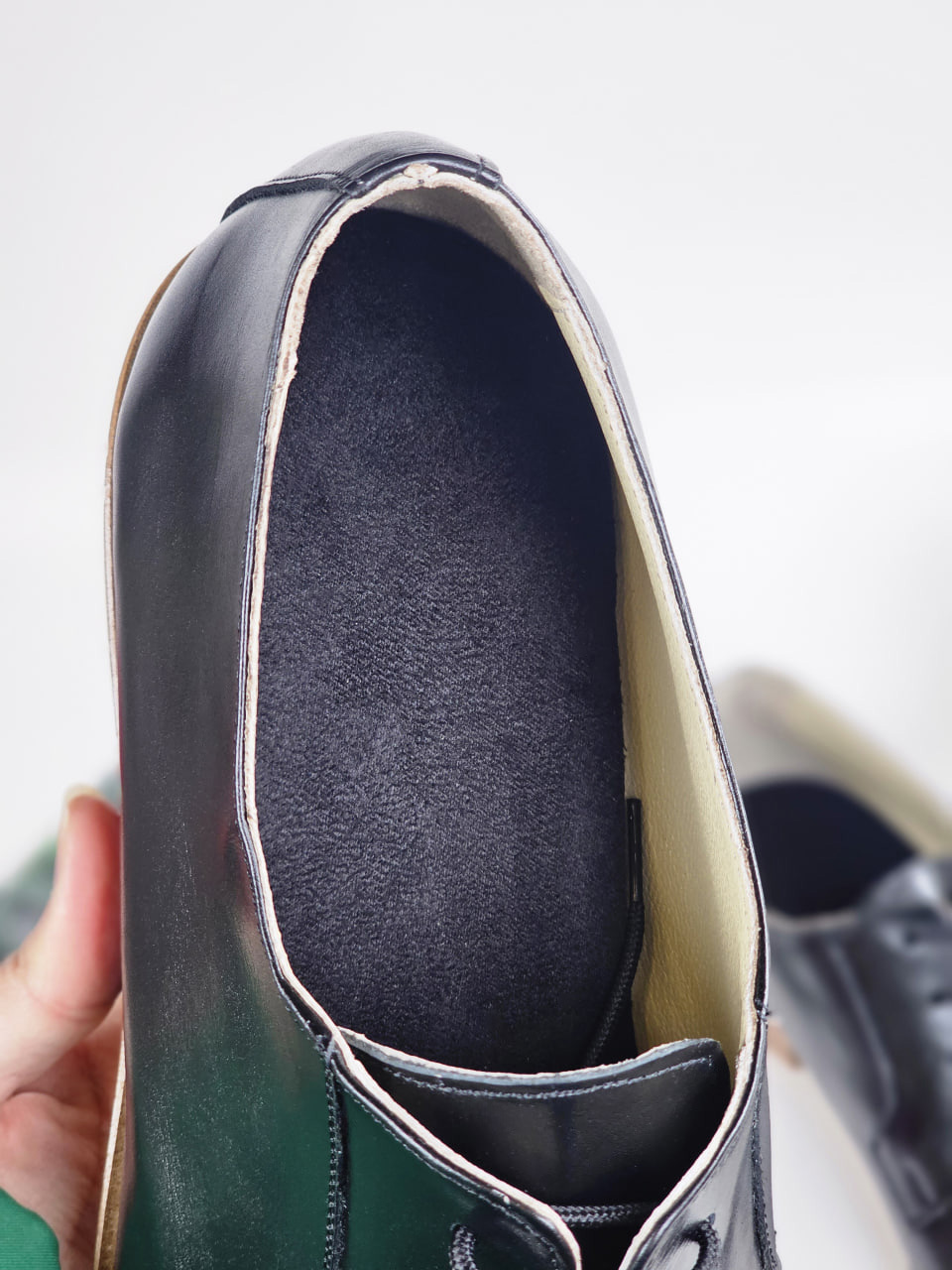 Jazz Slide Black Leather 2 cm heel