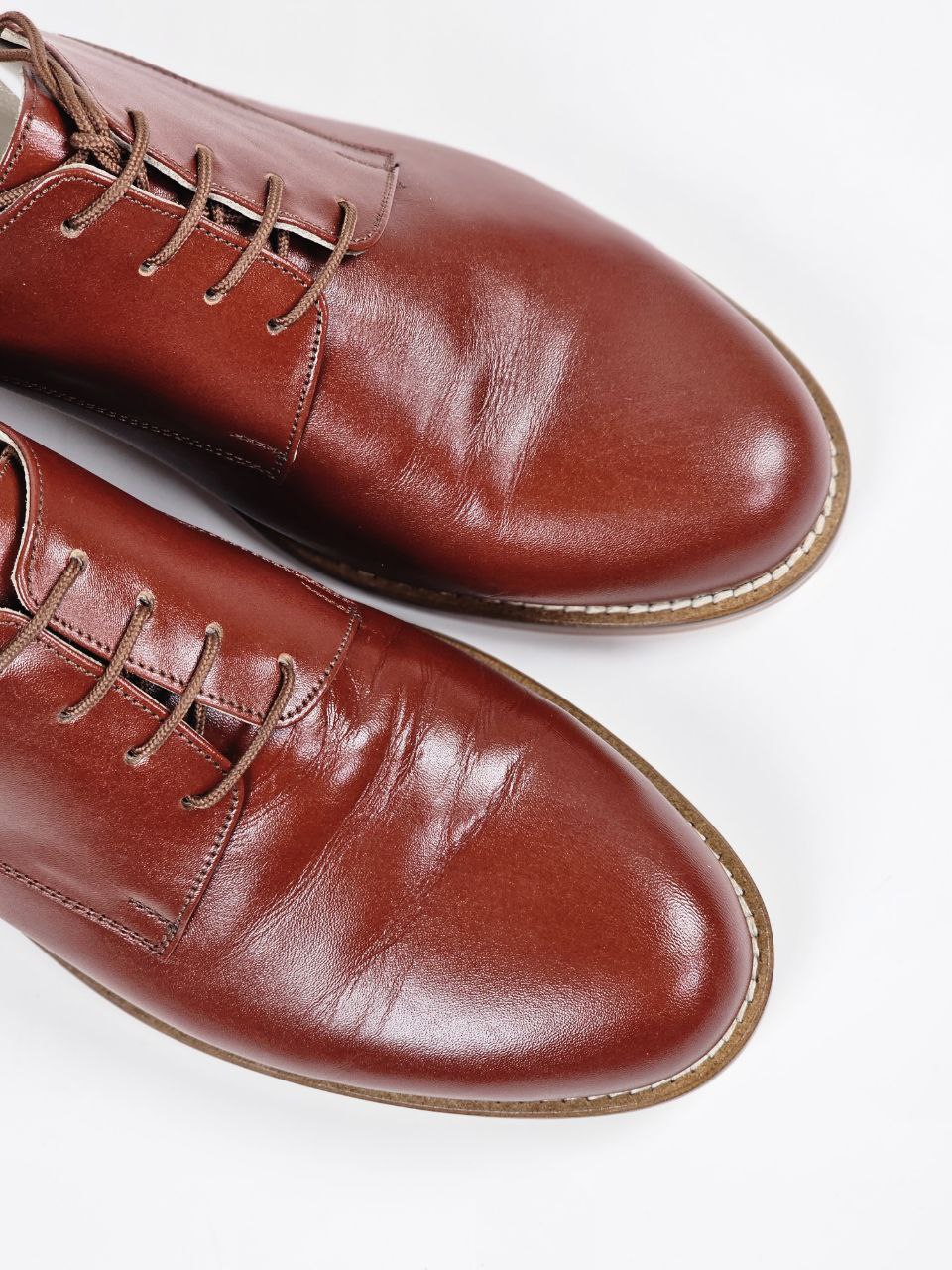 Frankie Classy Brown Leather 2 cm heel