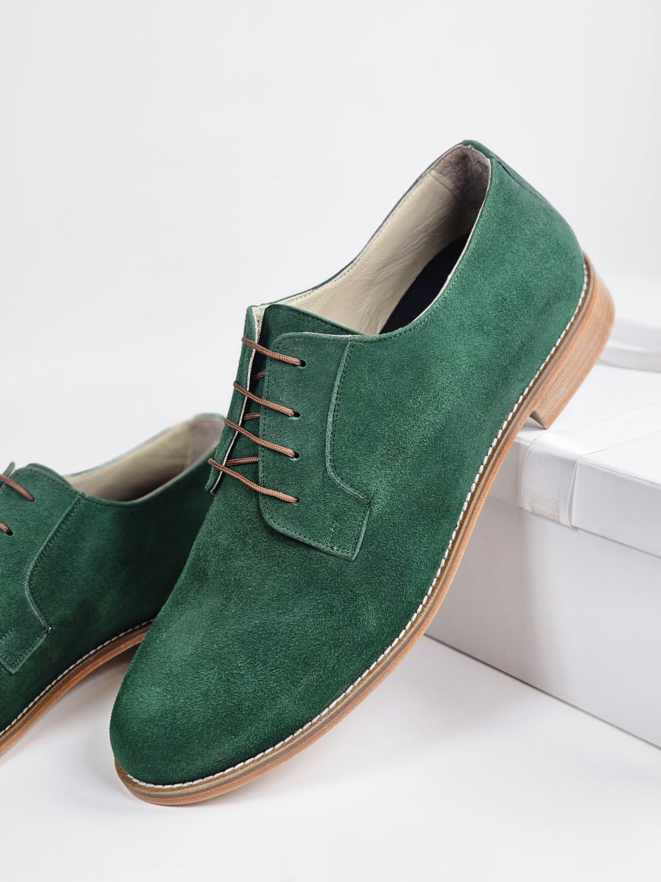 Jazz Slide Emerald Suede 2 cm heel