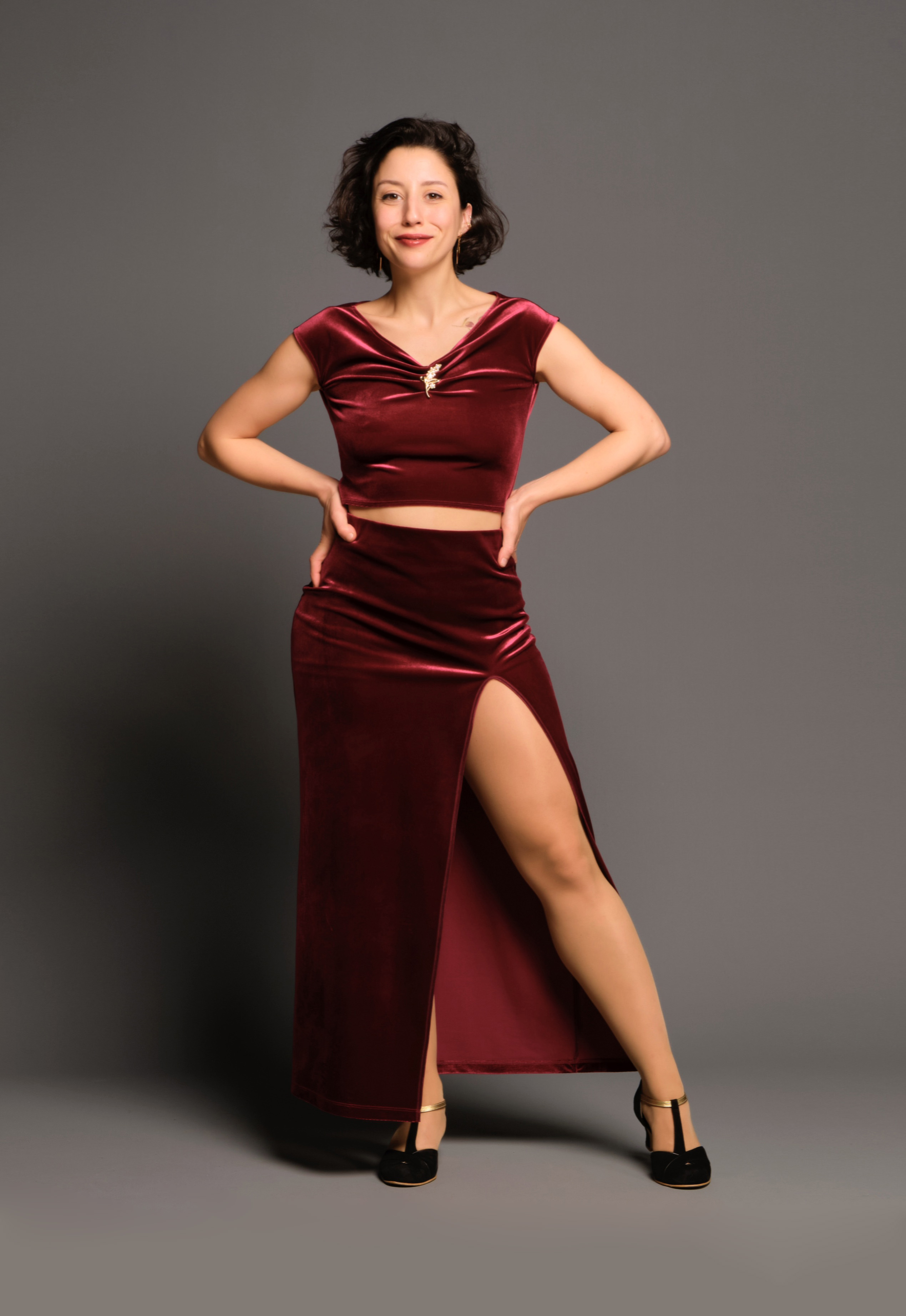Simone Blues Dance Costume  Bordeaux