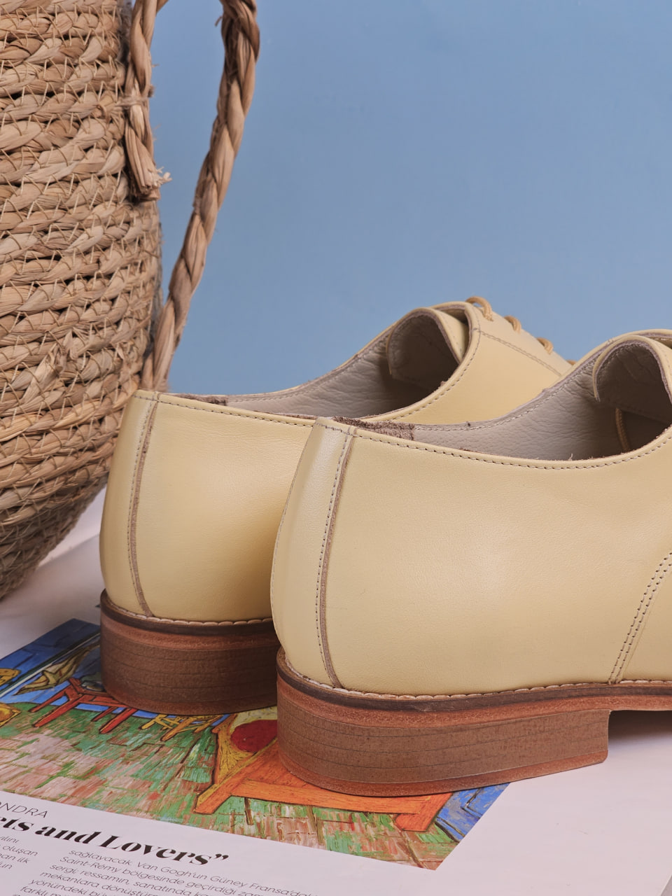 California Lemon Yellow Leather 2 cm heel