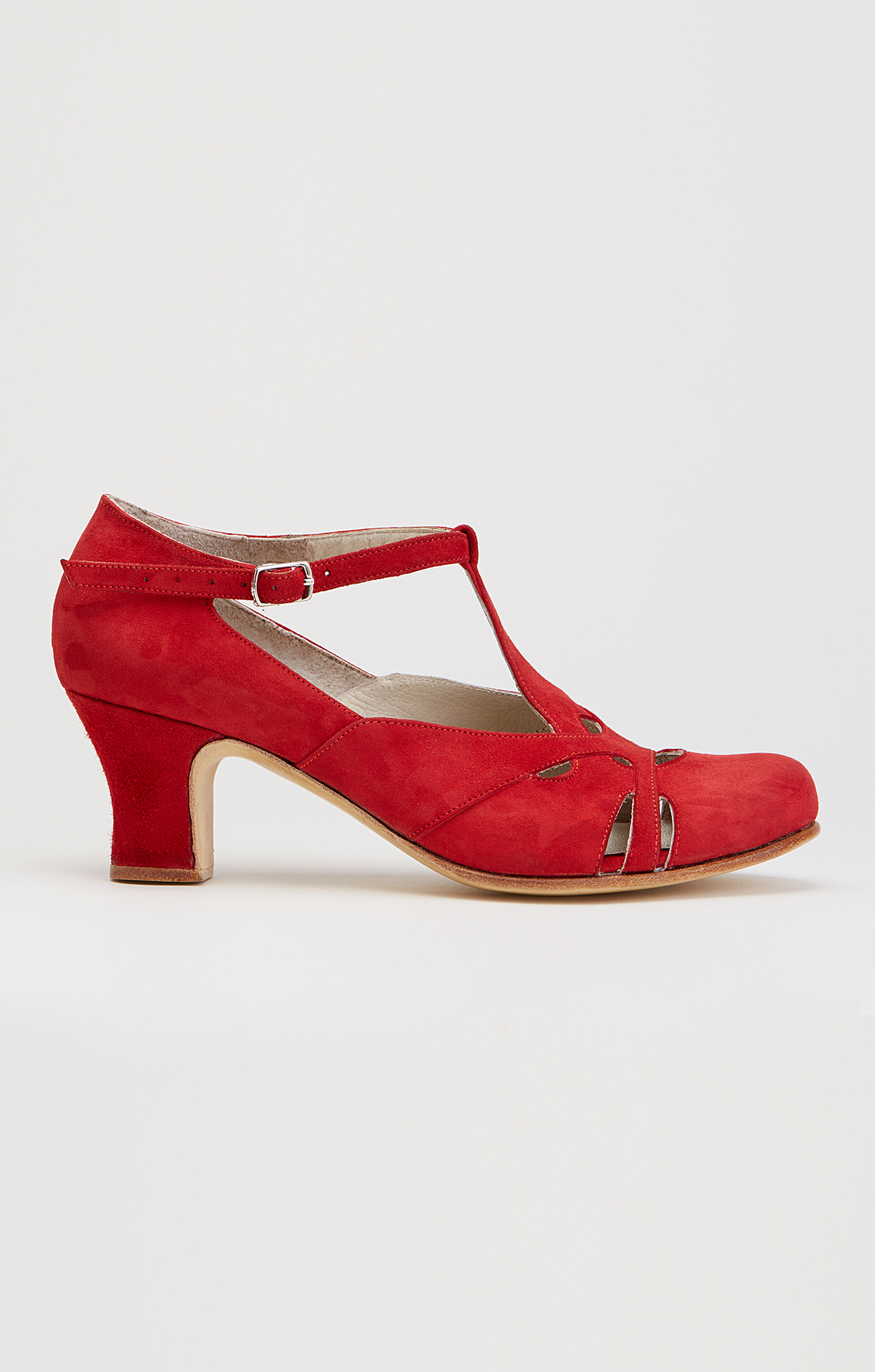 Spring Red Suede 6 cm heel