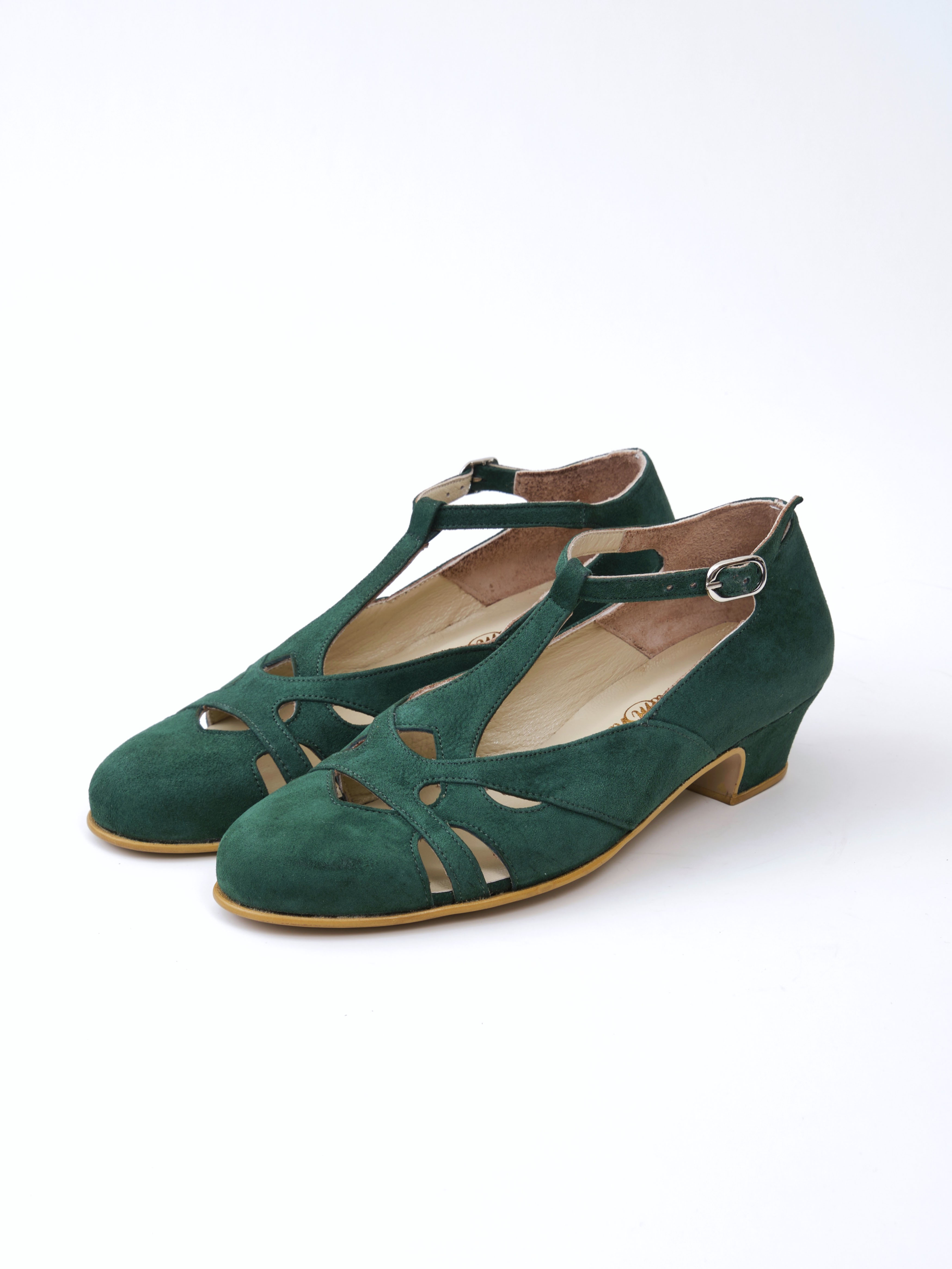 Spring Emerald Suede 4 cm heel