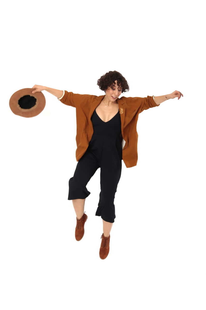 Derby Boots Caramel Suede 2 cm heel