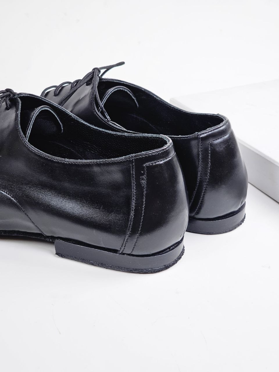 Frankie Soft Black Leather 1 cm heel