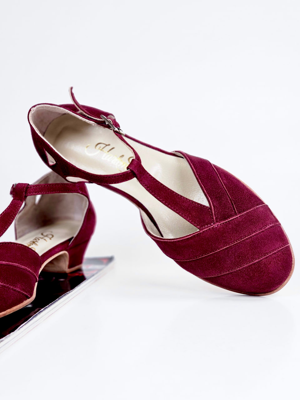 Sugar Bordeaux Suede 3 cm heel