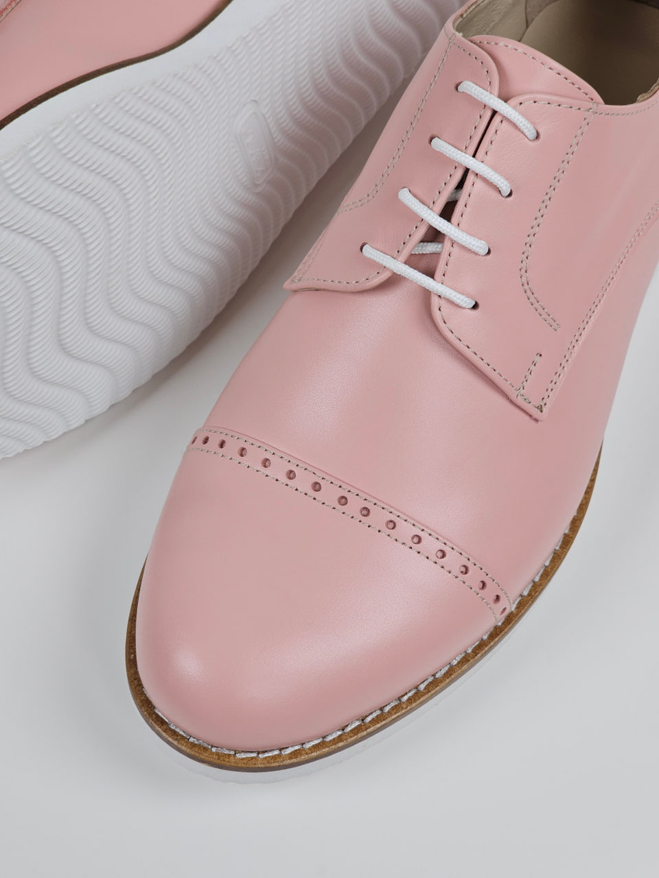 California Pink Leather with Eva Sole