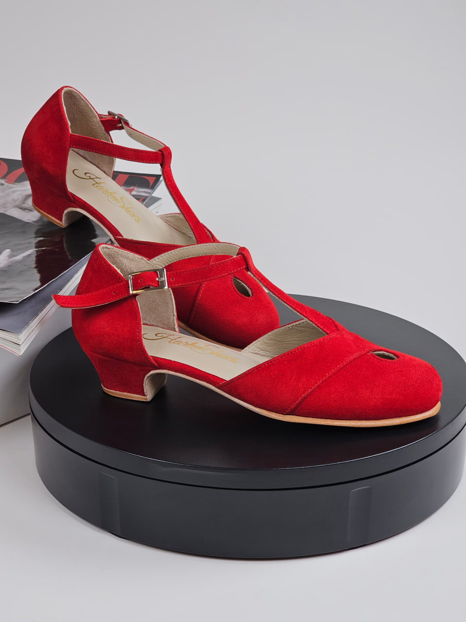 Muse Red Suede 4 cm Heel