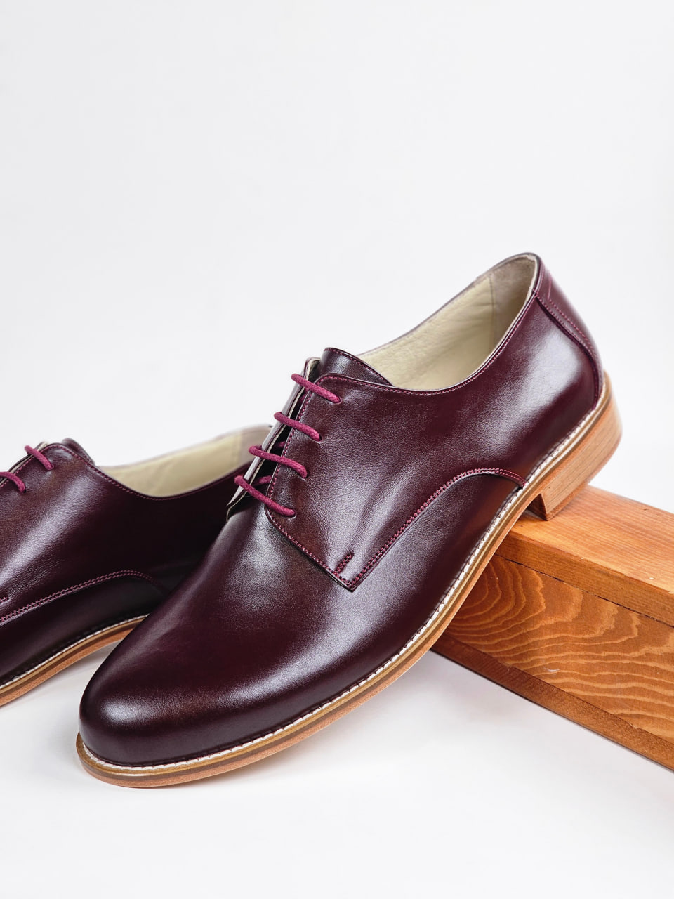 Frankie Classy Bordeaux Leather 2 cm heel