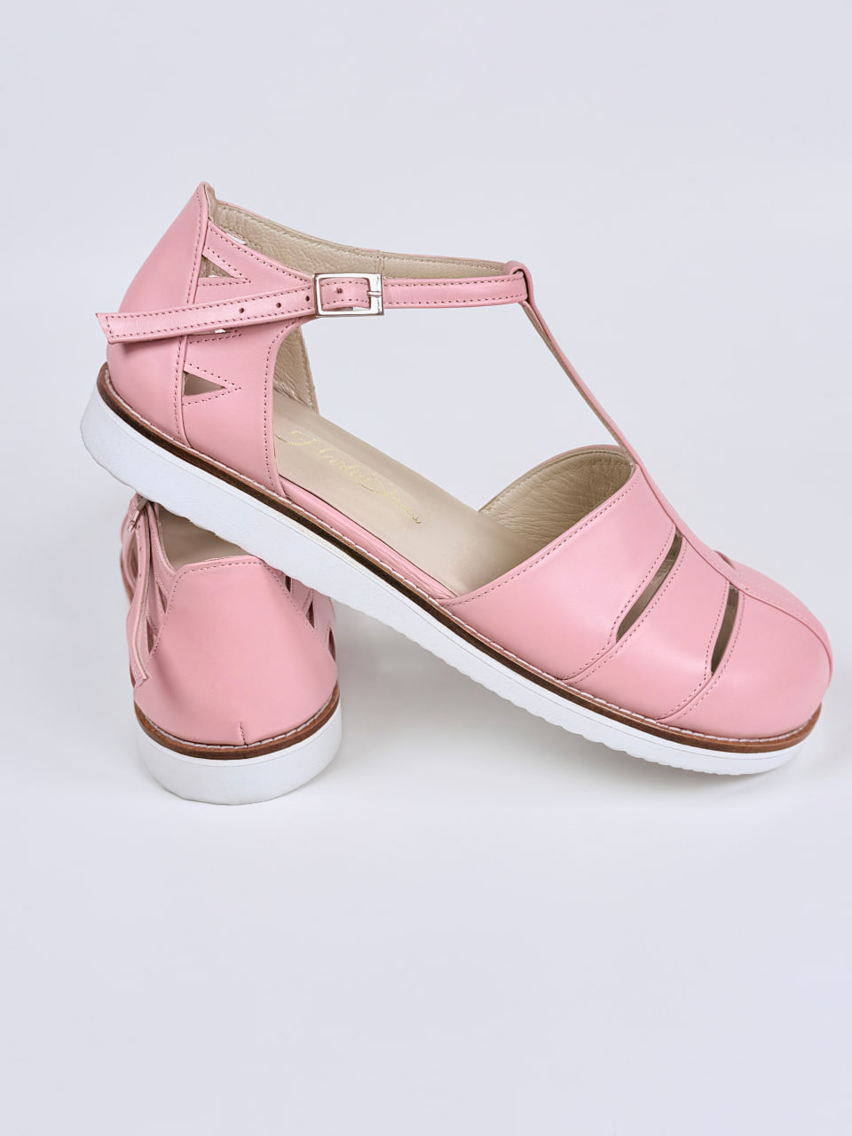 Barefoot Harmony Pink Leather with Eva Sole