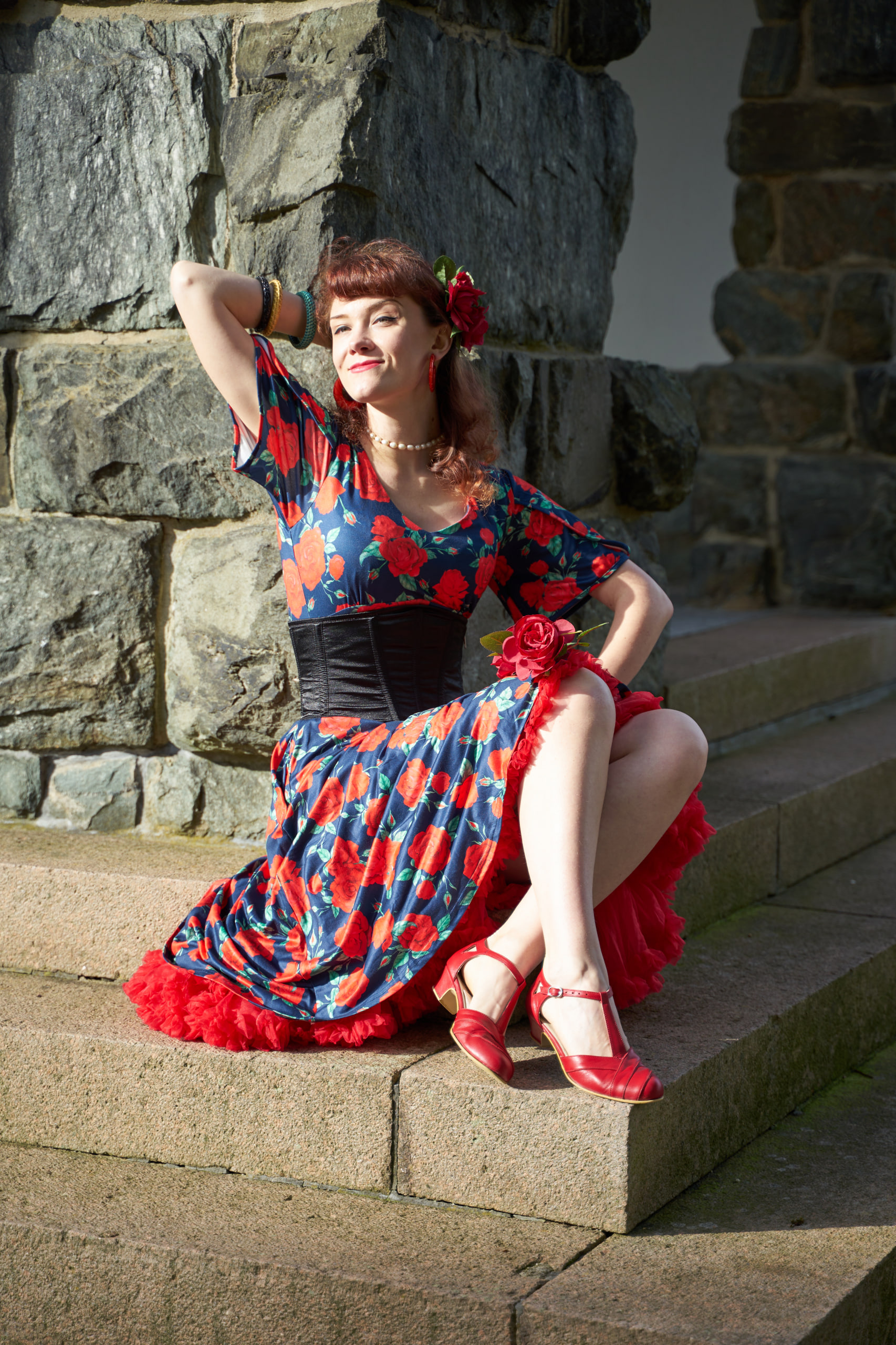 Sugar Red Leather 4 cm heel