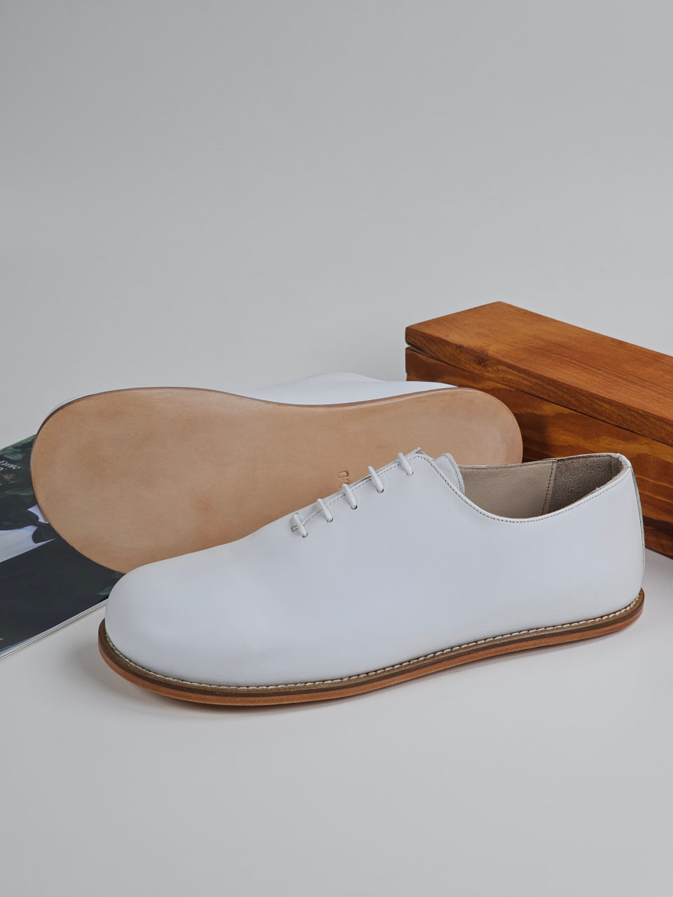 Barefoot Calloway White Leather Zero Drop