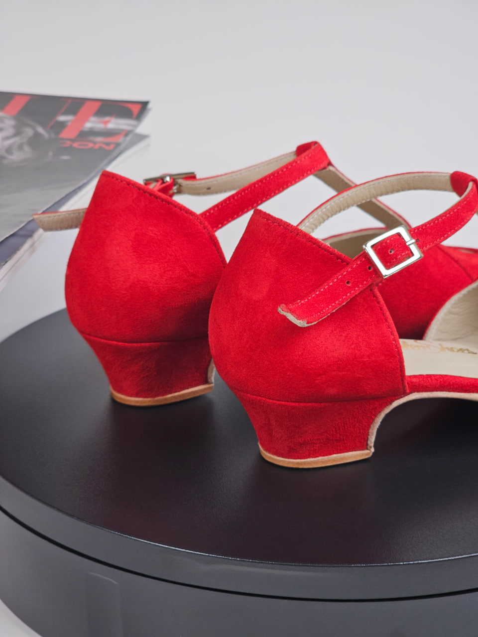 Muse Red Suede 4 cm Heel
