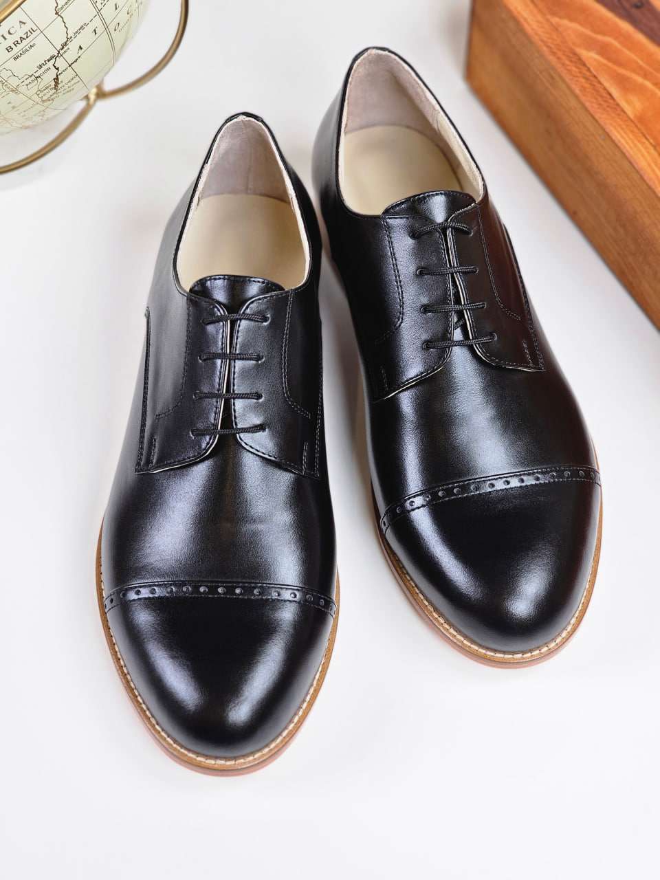 California Black Leather 2 cm heel