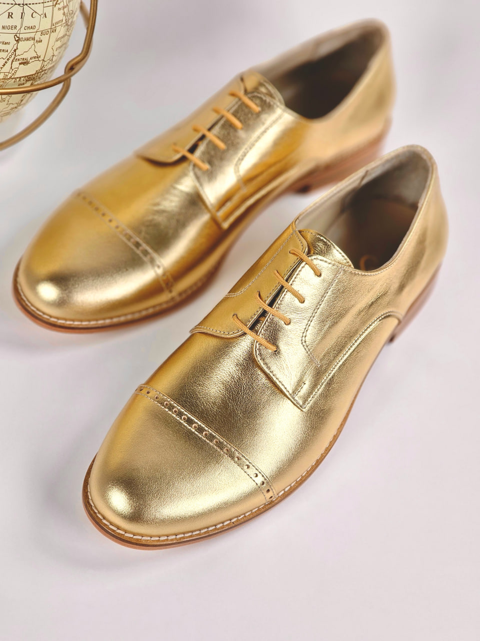 California Gold Leather 2 cm heel