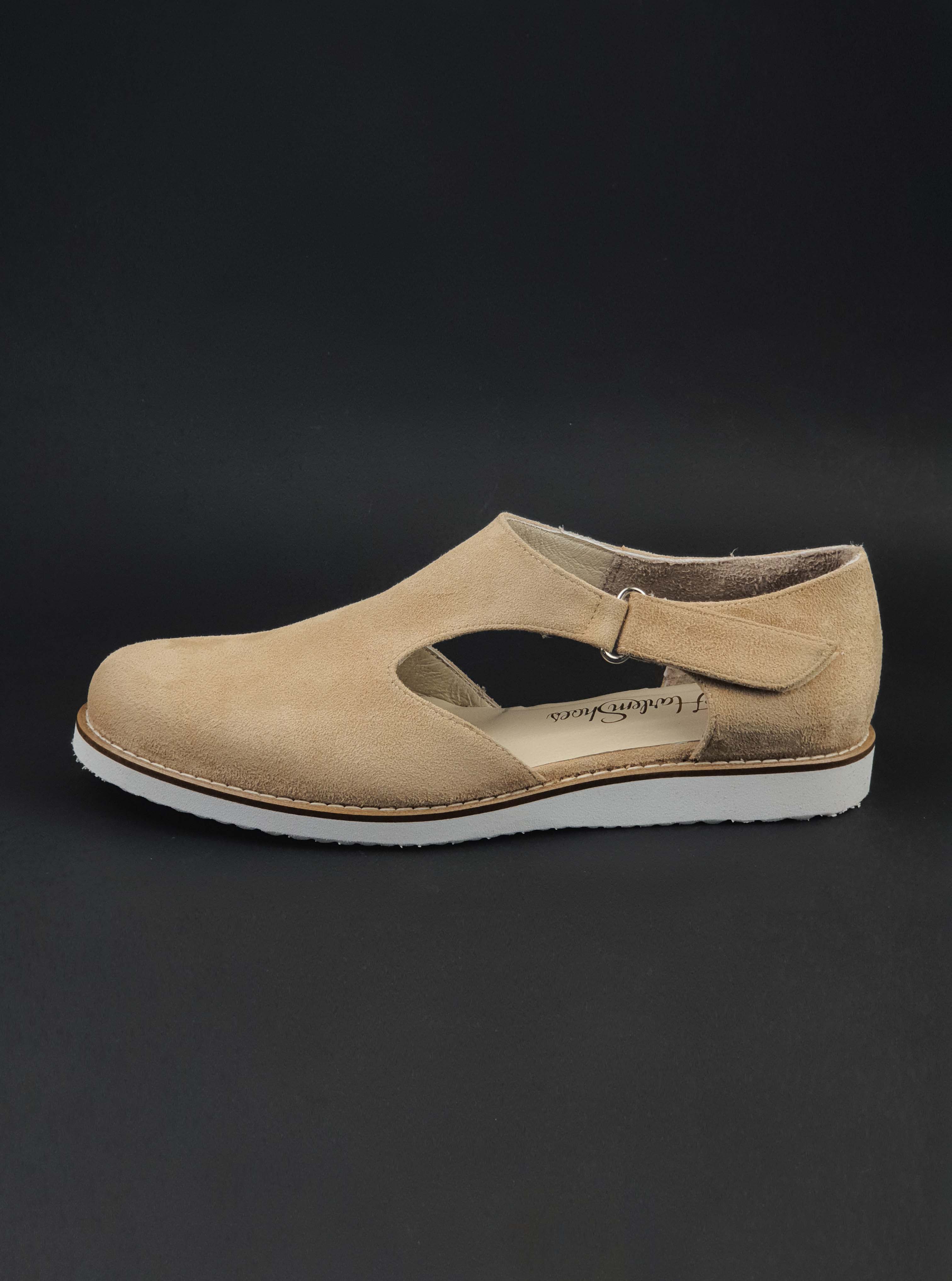 Milan Beige Suede with Eva Sole
