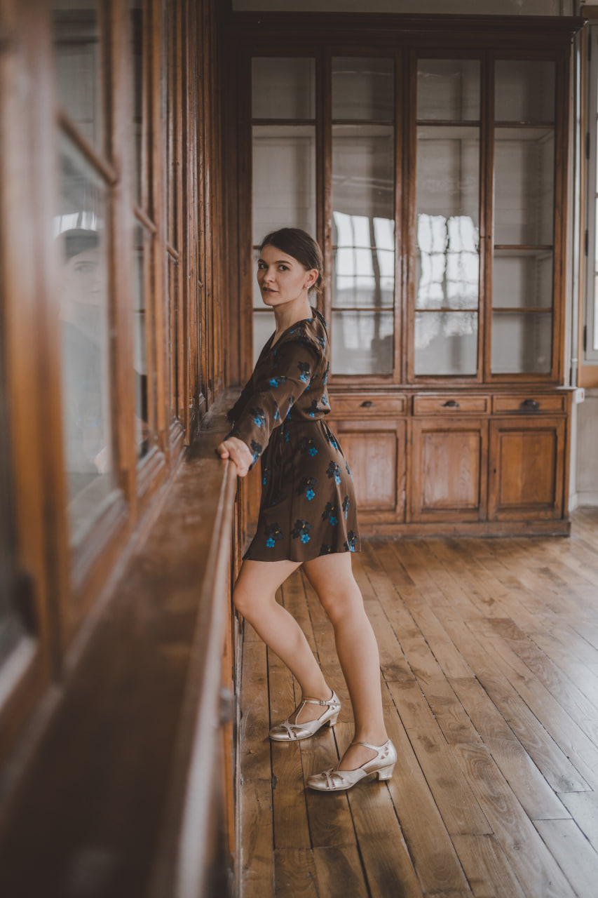 Spring Silver Leather 4 cm heel