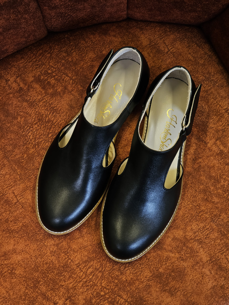 Milan Black Leather 2 cm heel