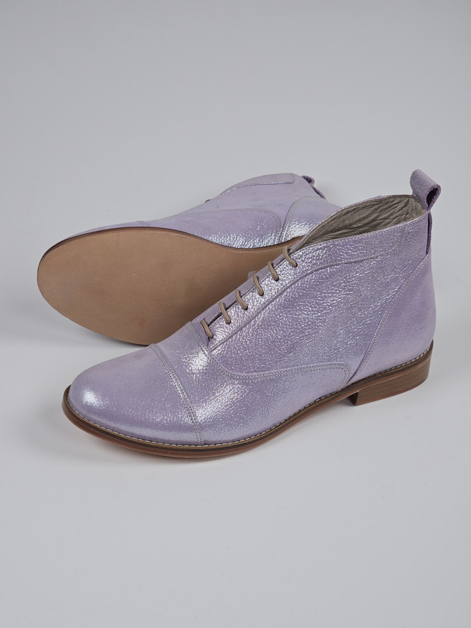 Smooth Boots Lilac Glow 2 cm heel