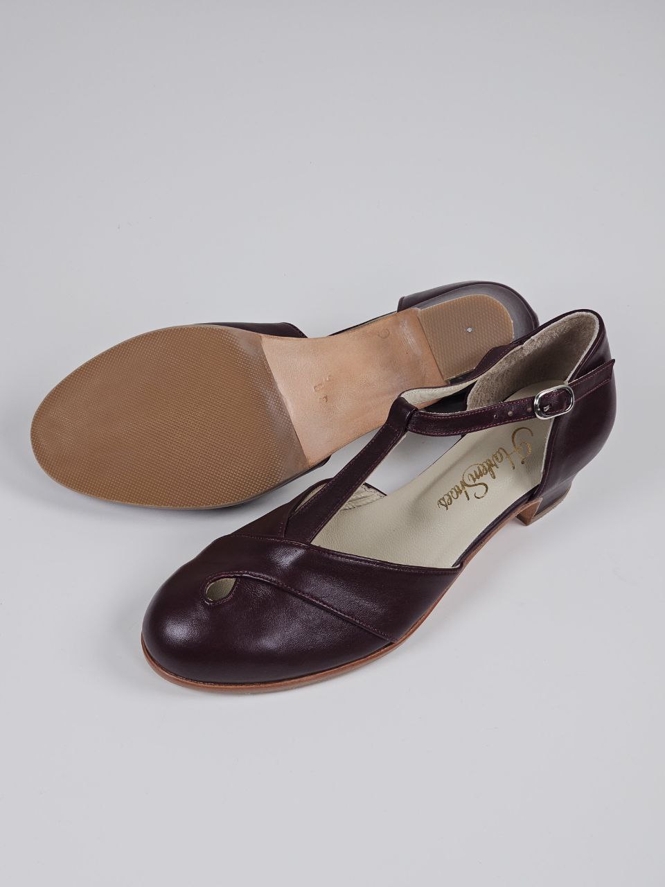 Muse Bordeaux Leather 4 cm heel