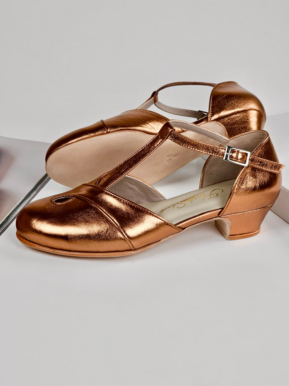 Muse Bronze Leather 4 cm heel