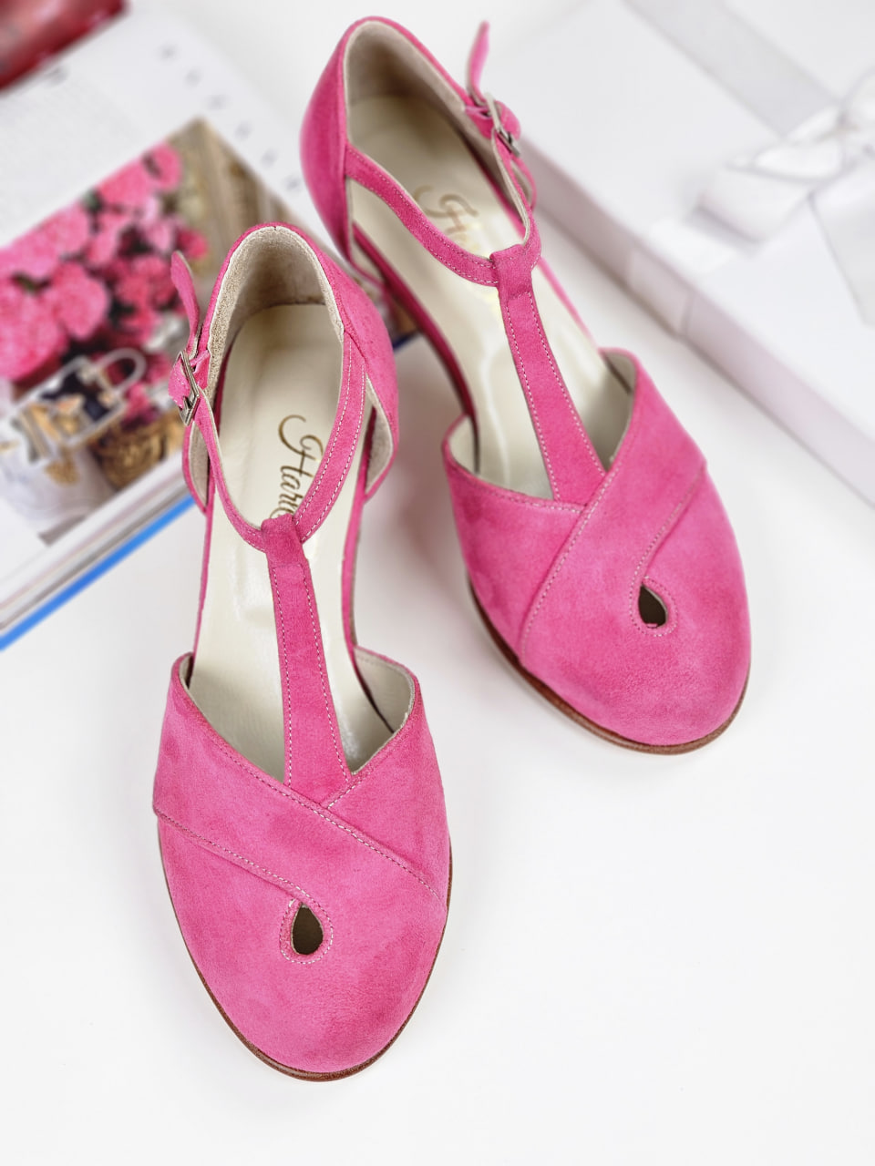 Muse Pink Suede 6 cm heel