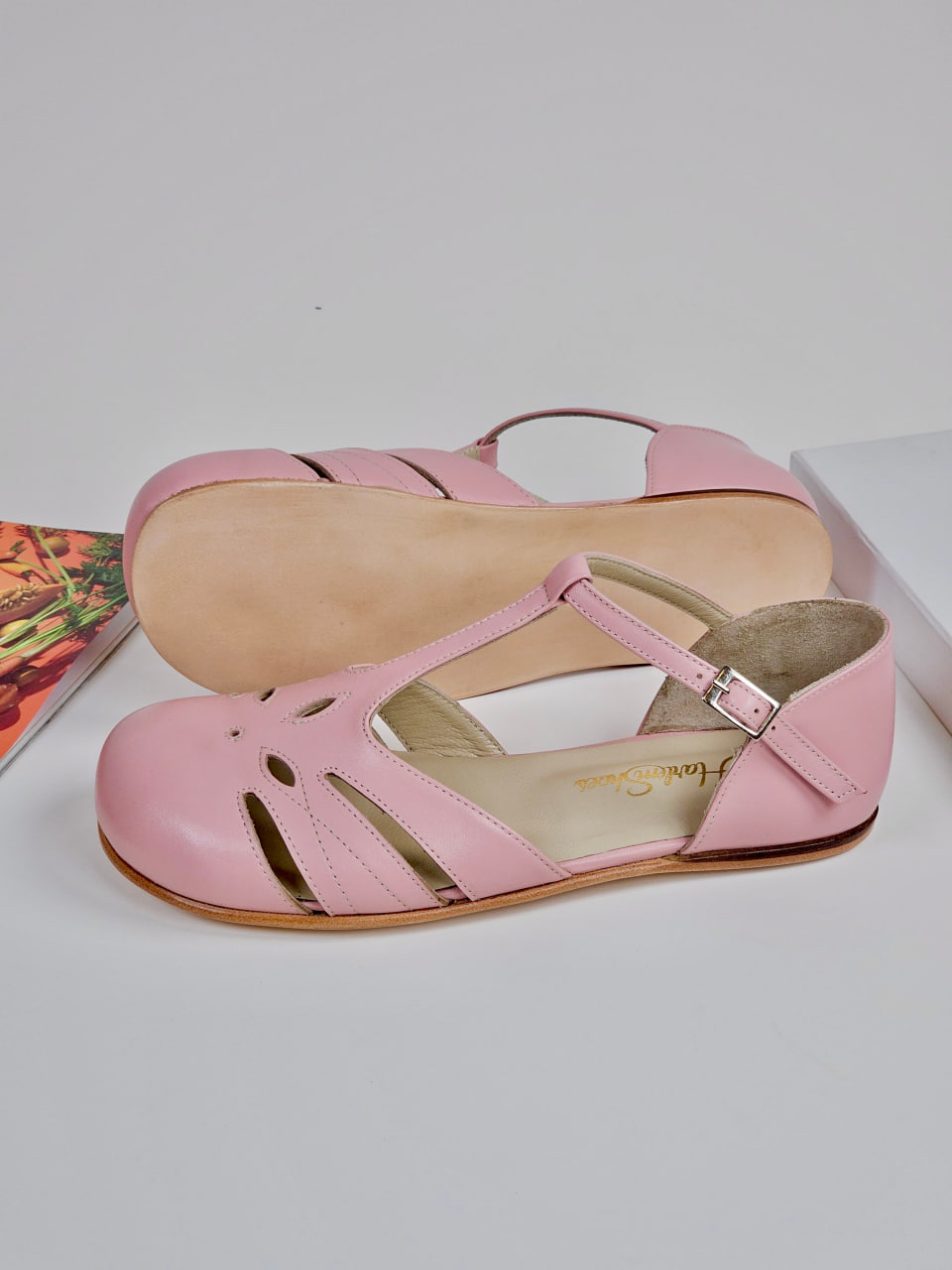 Barefoot Rosy Pink Leather Zero Drop