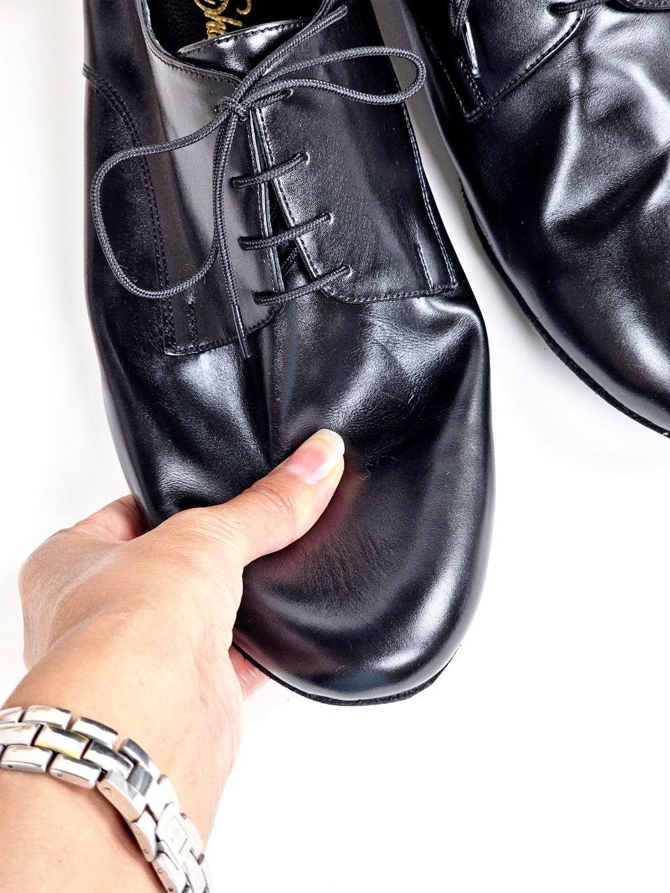 Frankie Soft Black Leather 1 cm heel