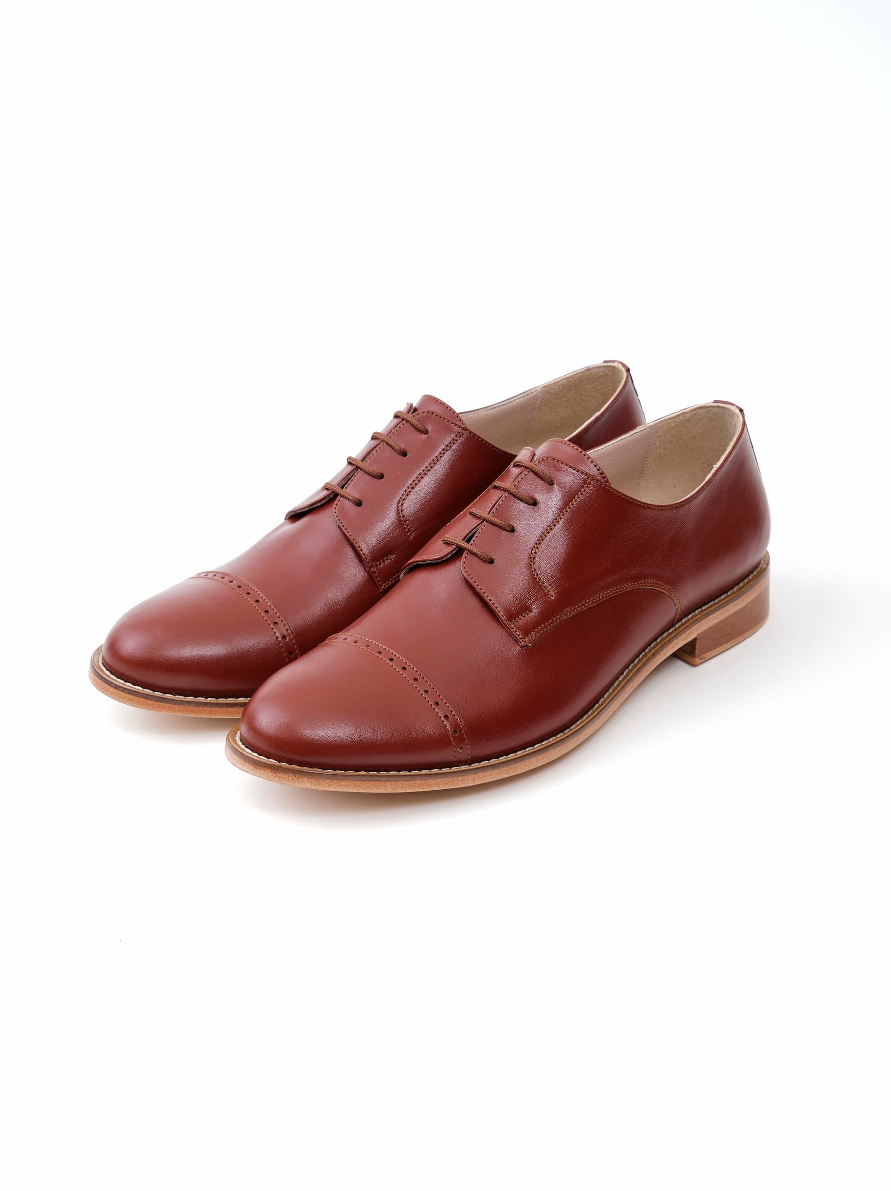 California Brown Leather 2 cm heel
