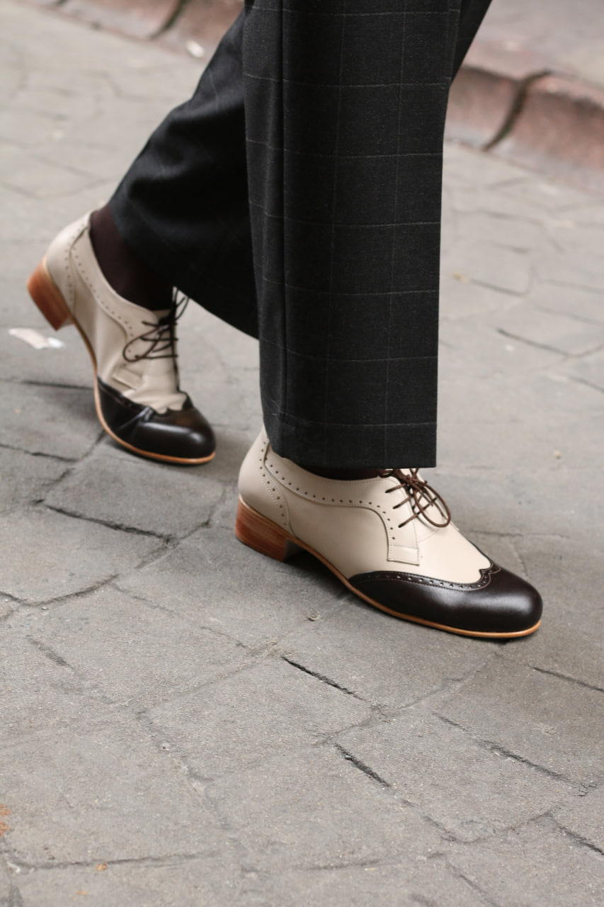 Women Oxfords Charleston 4 cm heel